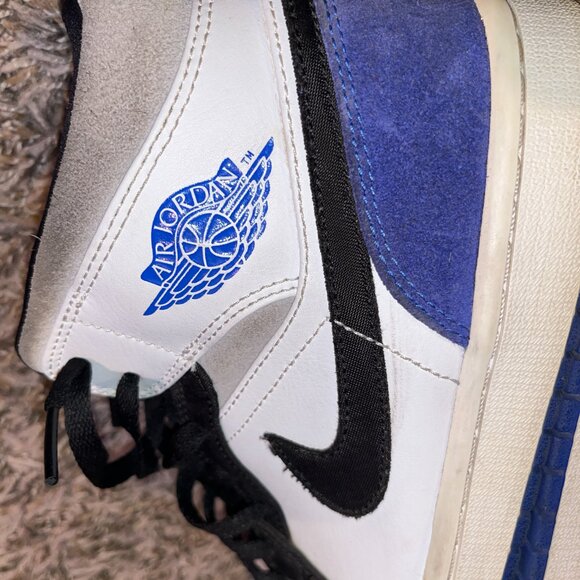 Jordan 1 Mid SE Royal Black Toe men's size 8.5 sneakers - Picture 8 of 10